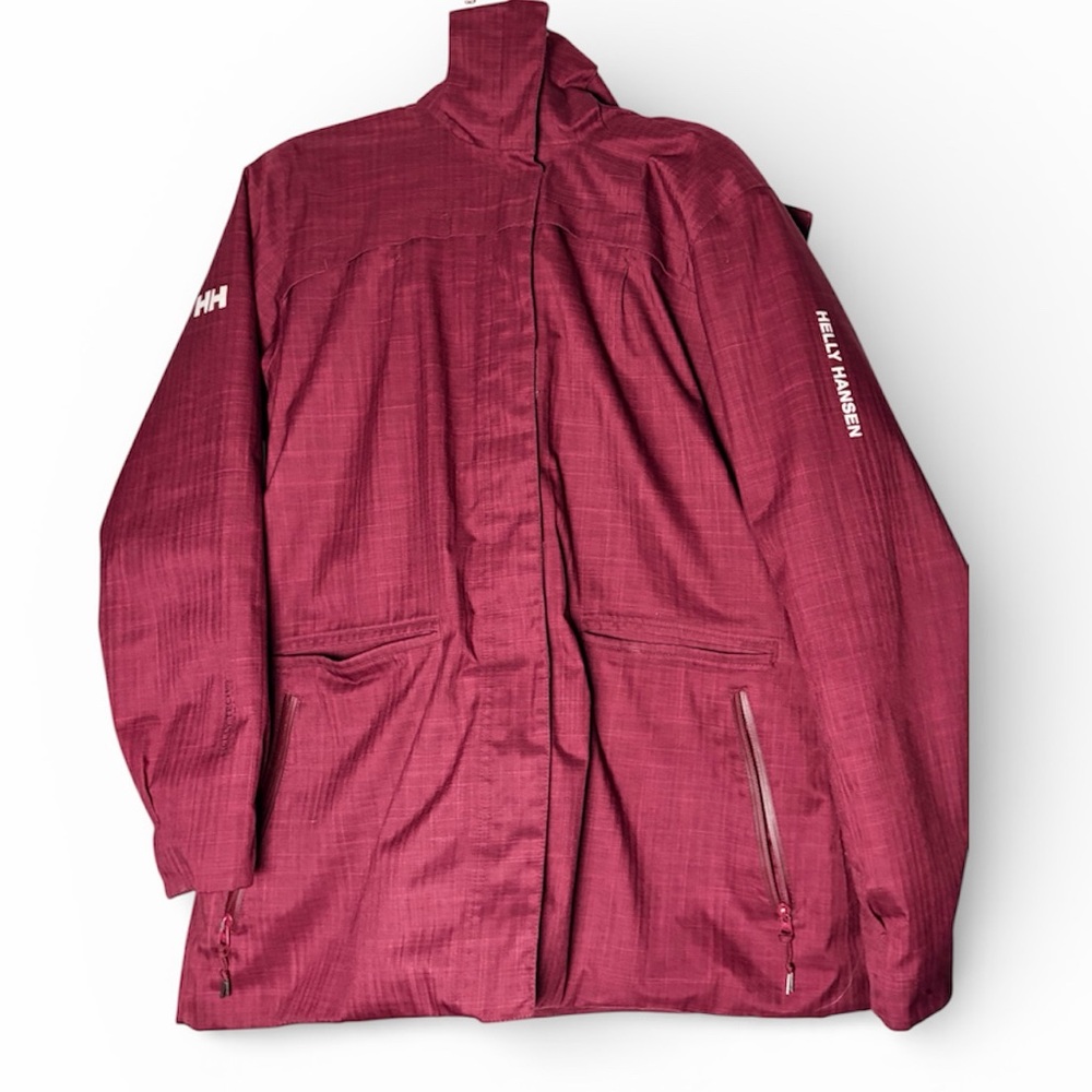 Helly Hansen Jacket Burgundy Insulated Ski Jacket (As is) - Picture 2 of 13
